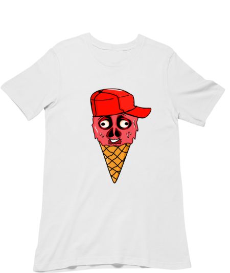 Funny Zombie Ice Cream Cone Scary Classic T-Shirt