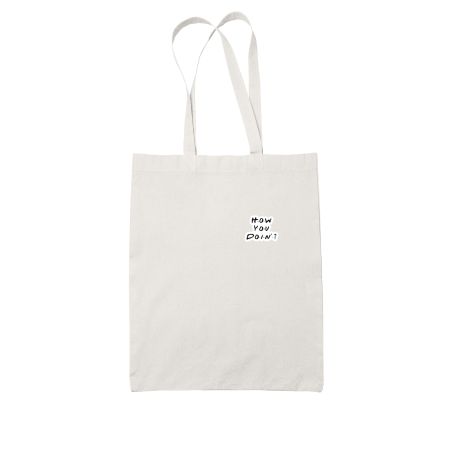 How You Doin-F.R.I.E.N.D.S. White Tote Bag