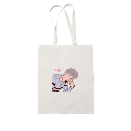 MGK-Machine gun Kelly White Tote Bag