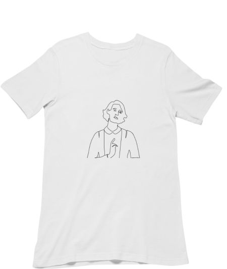 Fleabag lineart- white Regular T-Shirt
