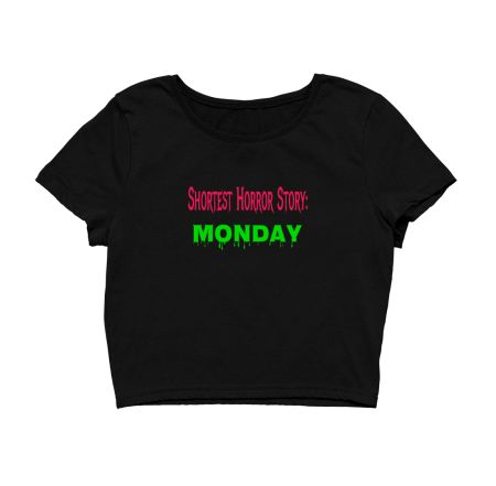 Monday sucks Crop Top