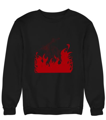 Hot Wheels 5- All Red Sweatshirt