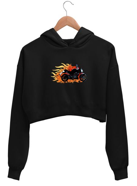 Dominar Alpha 3- Fire Crop Hoodie