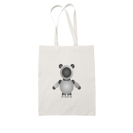 Robo White Tote Bag