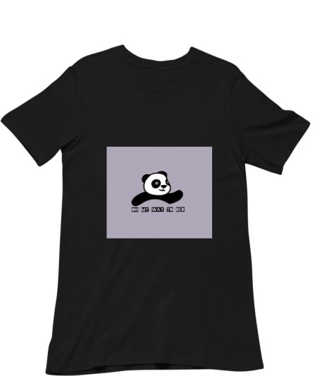 Panda-on my way to bed Classic T-Shirt