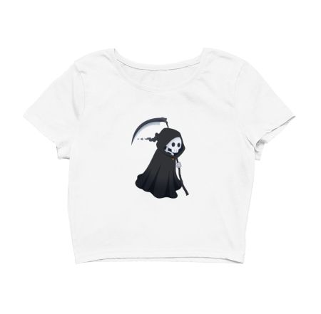 Cute Soul Eater Ghost Crop Top