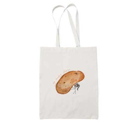 Potato feeling White Tote Bag