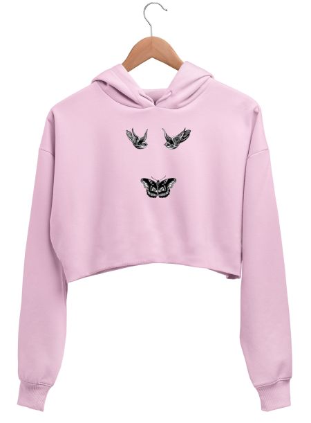 Harry Styles Tattoo Crop Hoodie