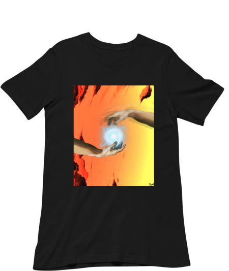 The Creation Of Adam X Rasengan Naruto Classic T-Shirt