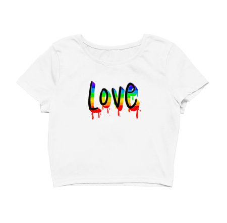 Love is love Crop Top