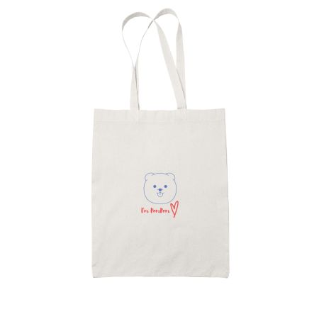 I'm PomPom White Tote Bag