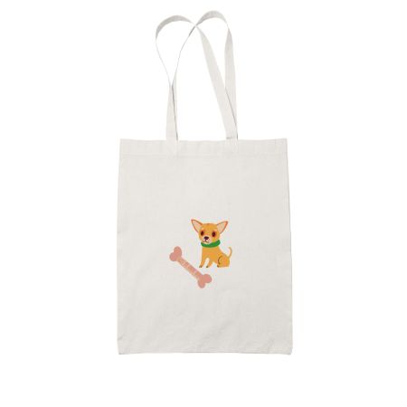 Chihuahua White Tote Bag