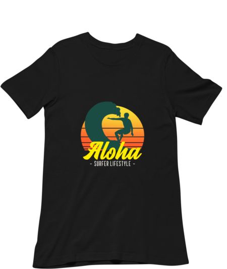 ALOHA SEA SURFING VINTAGE DESIGN Classic T-Shirt