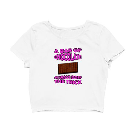 A gift of chocolate always does the trick Crop Top