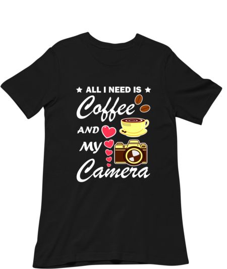 Photography And Coffee Funny Quote Classic T-Shirt