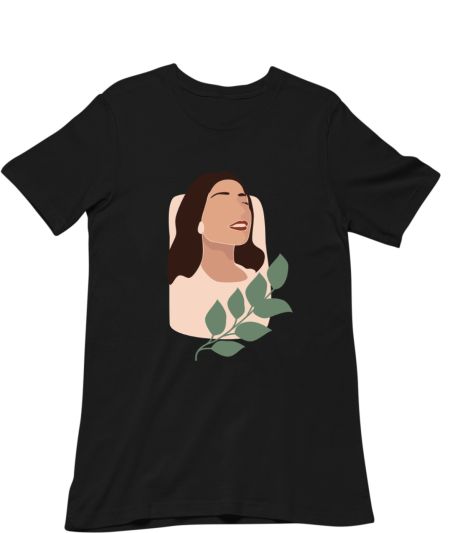 Boho Girl Illustration Classic T-Shirt