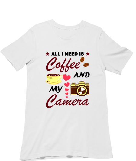 Photography And Coffee Lover Funny Quote Classic T-Shirt