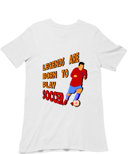 Legends Are Born To Play Soccer Classic T-Shirt