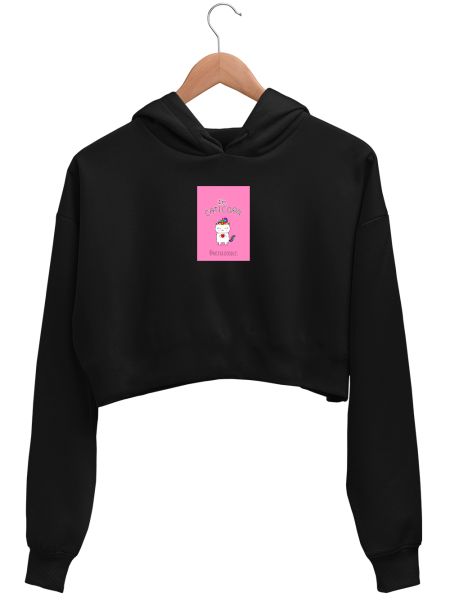 Caticorn Crop Hoodie