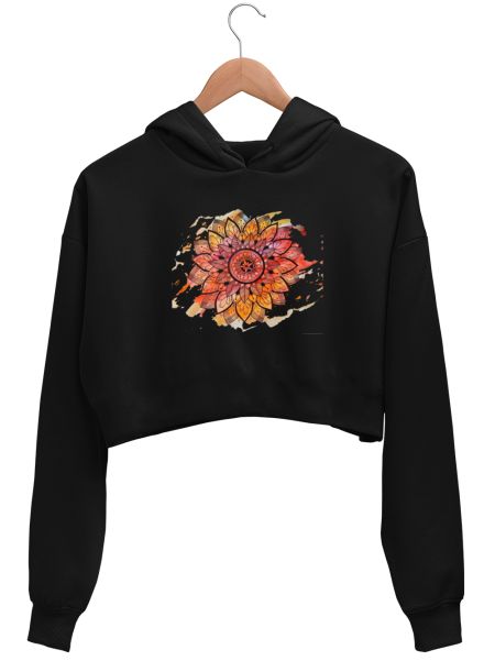 Art Therapy  Crop Hoodie