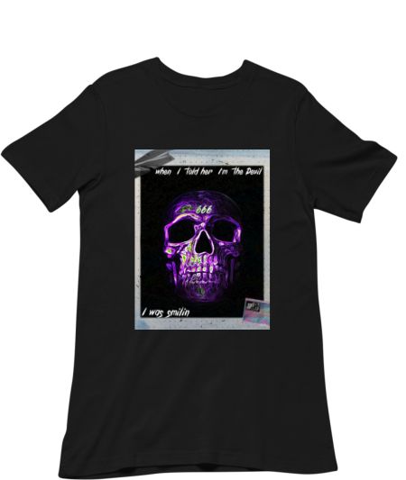 purple skull Classic T-Shirt