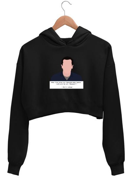 Phil's osophy - Modern Family Crop Hoodie