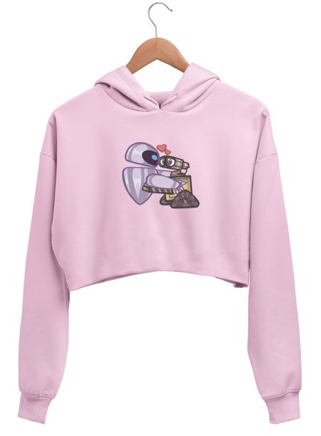 Wall-E & Eve Crop Hoodie