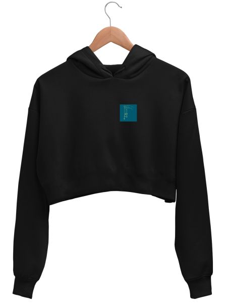 puppet-2-pocket Crop Hoodie