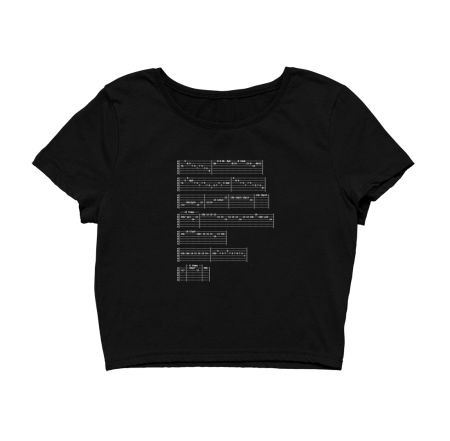 Stairway to Heaven Guitar Solo Crop Top