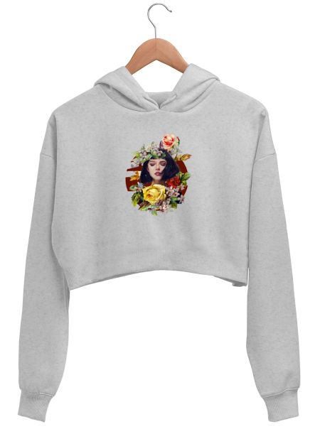 Nature's child Crop Hoodie