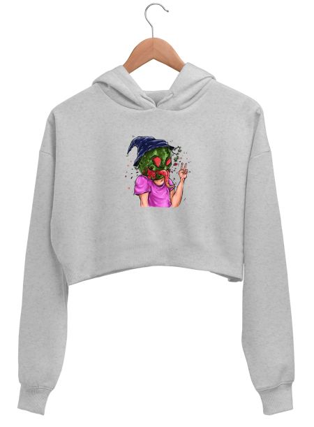 melon boy Crop Hoodie