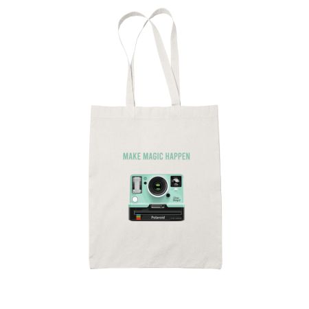 POLAROID White Tote Bag