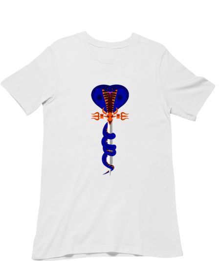 Mystical Hindu Sword And Snake Classic T-Shirt