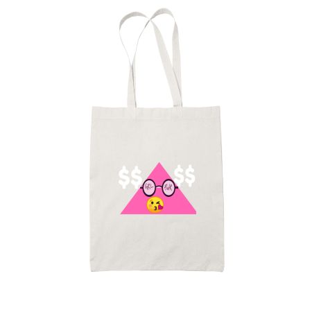 Branded White Tote Bag