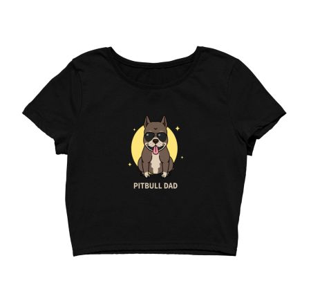 Pitbull daddy Crop Top