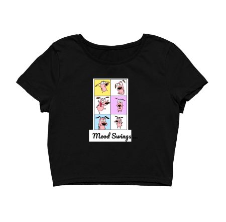 Courage the Cowardly dog  Crop Top