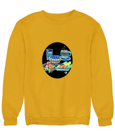 Cafe Art -Food illustration Sweatshirt