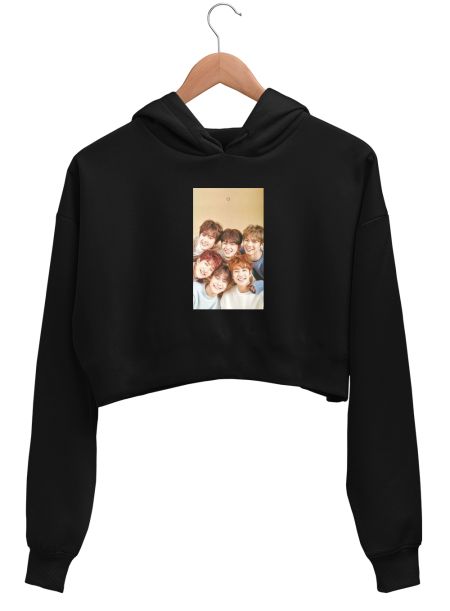 ASTRO K-Pop grou Crop Hoodie