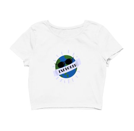 Explorer, adventurer - Travel Crop Top