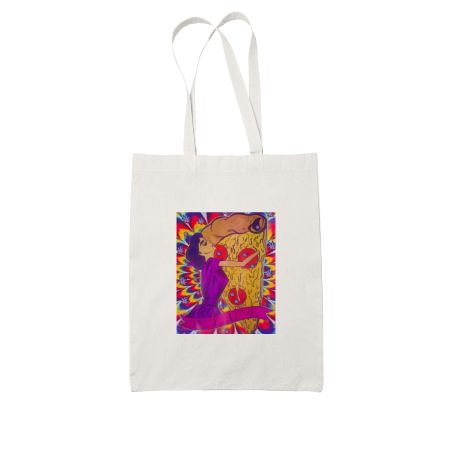 Pizza  White Tote Bag