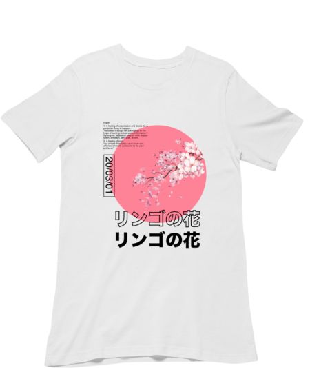 Cherry Blossom Japanese style Hope meaning collage Classic T-Shirt