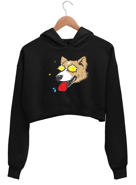 La Dogggo Crop Hoodie