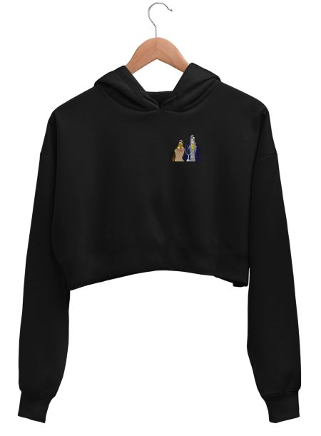 Bill and Fred pocket Crop Hoodie