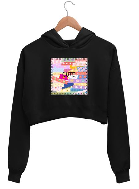 cute | kawaii Crop Hoodie