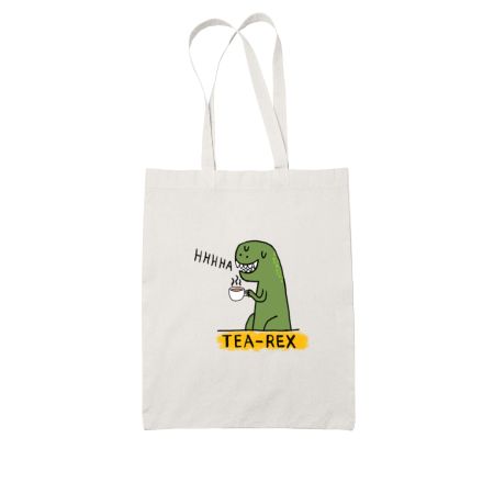 Dinosaur tea design  Tote Bag