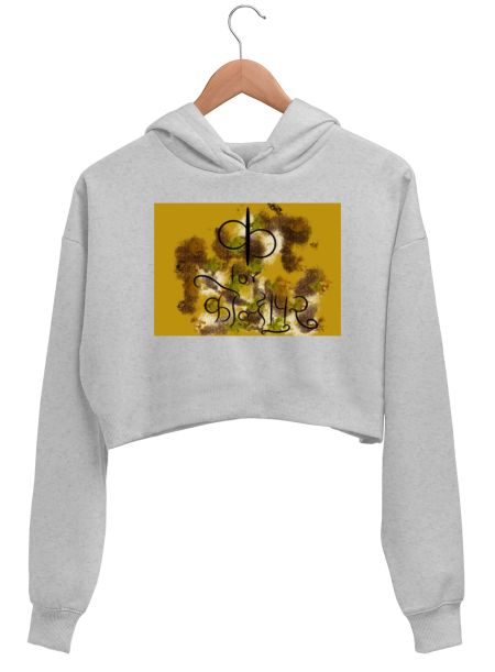 K for kolhapur k for kolhapur Crop Hoodie