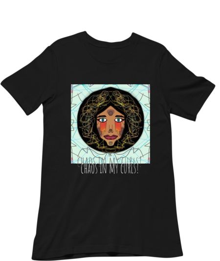 Chaos in my Curls!! Regular T-Shirt