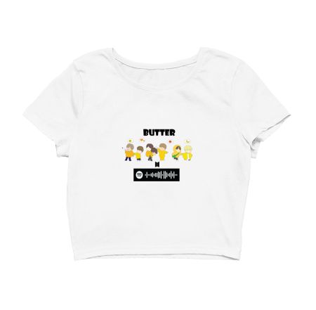 Butter-BTS Crop Top