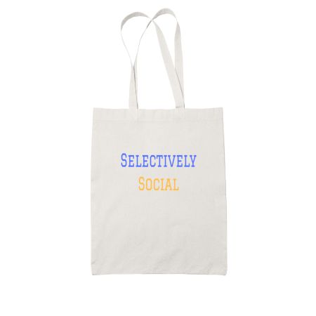 Selectively Social Tote Bag