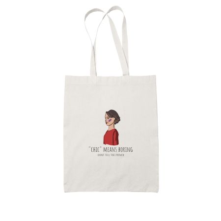 Fleabag -Phoebe Waller bridge Cartoon illustration White Tote Bag